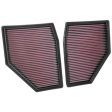 K&N Air Filter BMW M8 4.4L V8 (20-22) Performance Replacement - 33-3128 Hot on Sale