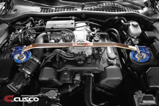 Cusco Strut Bar Lexus SC400 (1992-2000) Front - Type OS - Aluminum Oval Shape Bar Online now